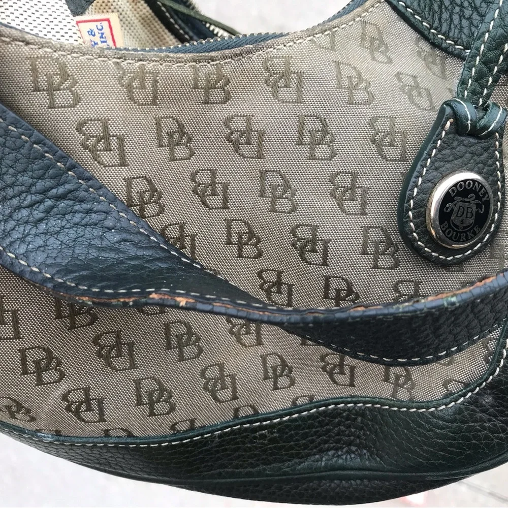 Vintage Dooney & Bourke Green Shoulder Bag
